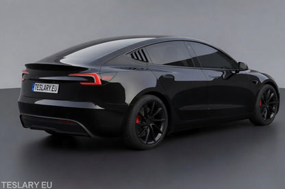 Tesla Model 3 Window Louver Sports Panels for Side Carbon Black or Black Matte or Gloss Buy from Europes TESLARY.EU