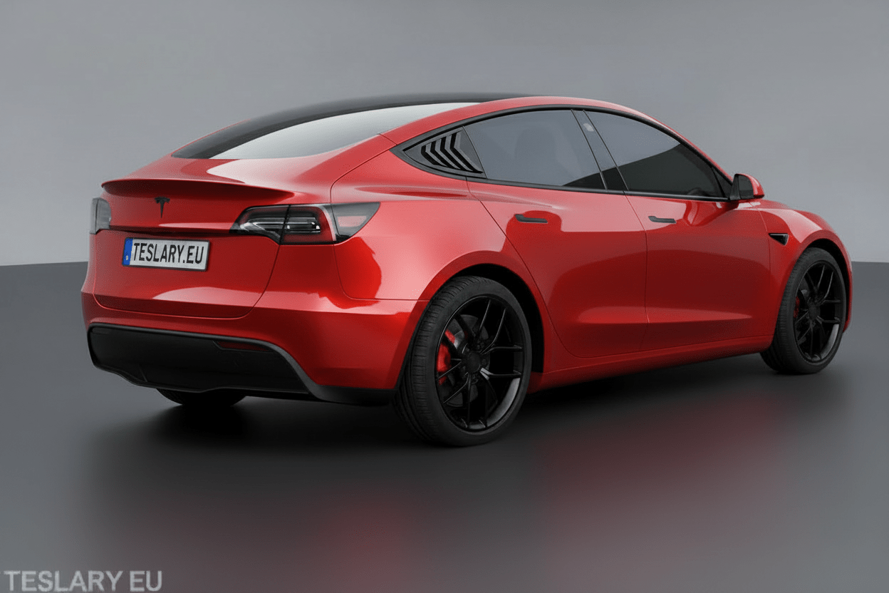 Tesla Model 3 / Y Sports Style Louver Side Windows Splitters ( 2 Pieces ) - TESLARY Tesla Shop Accessories Europe Nederlands Dublin Cork Ireland Deutschland Espana Alicante France Italia