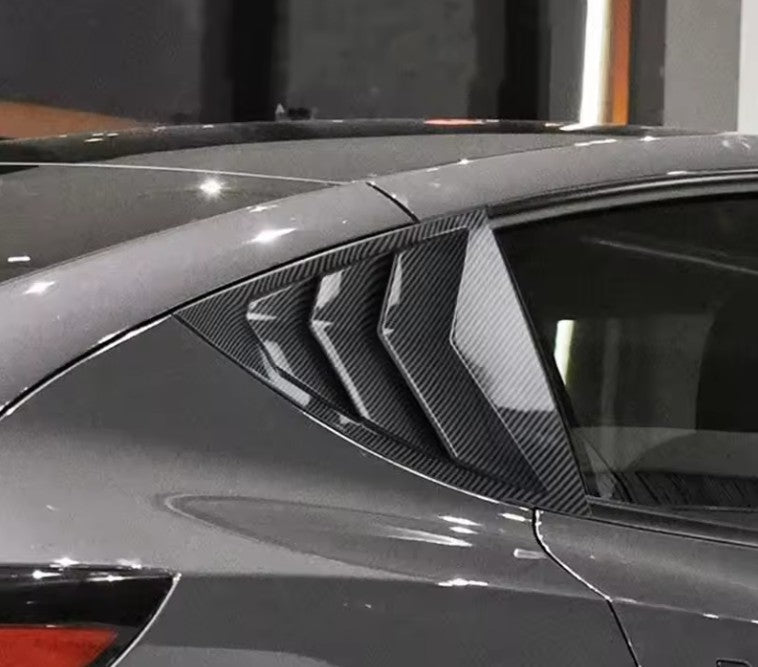 Tesla Model 3 / Y Sports Style Louver Side Windows Splitters ( 2 Pieces ) - TESLARY Tesla Shop Accessories Europe Nederlands Dublin Cork Ireland Deutschland Espana Alicante France Italia