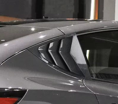 Tesla Model 3 / Y Sports Style Louver Side Windows Splitters ( 2 Pieces ) - TESLARY Tesla Shop Accessories Europe Nederlands Dublin Cork Ireland Deutschland Espana Alicante France Italia