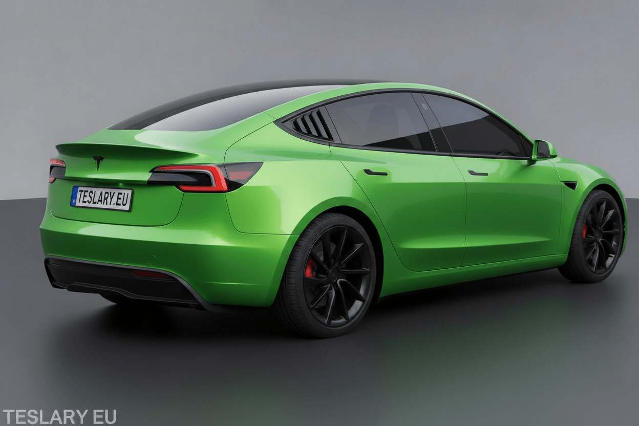 Tesla Model 3 Window Louver Sports Panels for Side Carbon Black or Black Matte or Gloss Buy from Europes TESLARY.EU