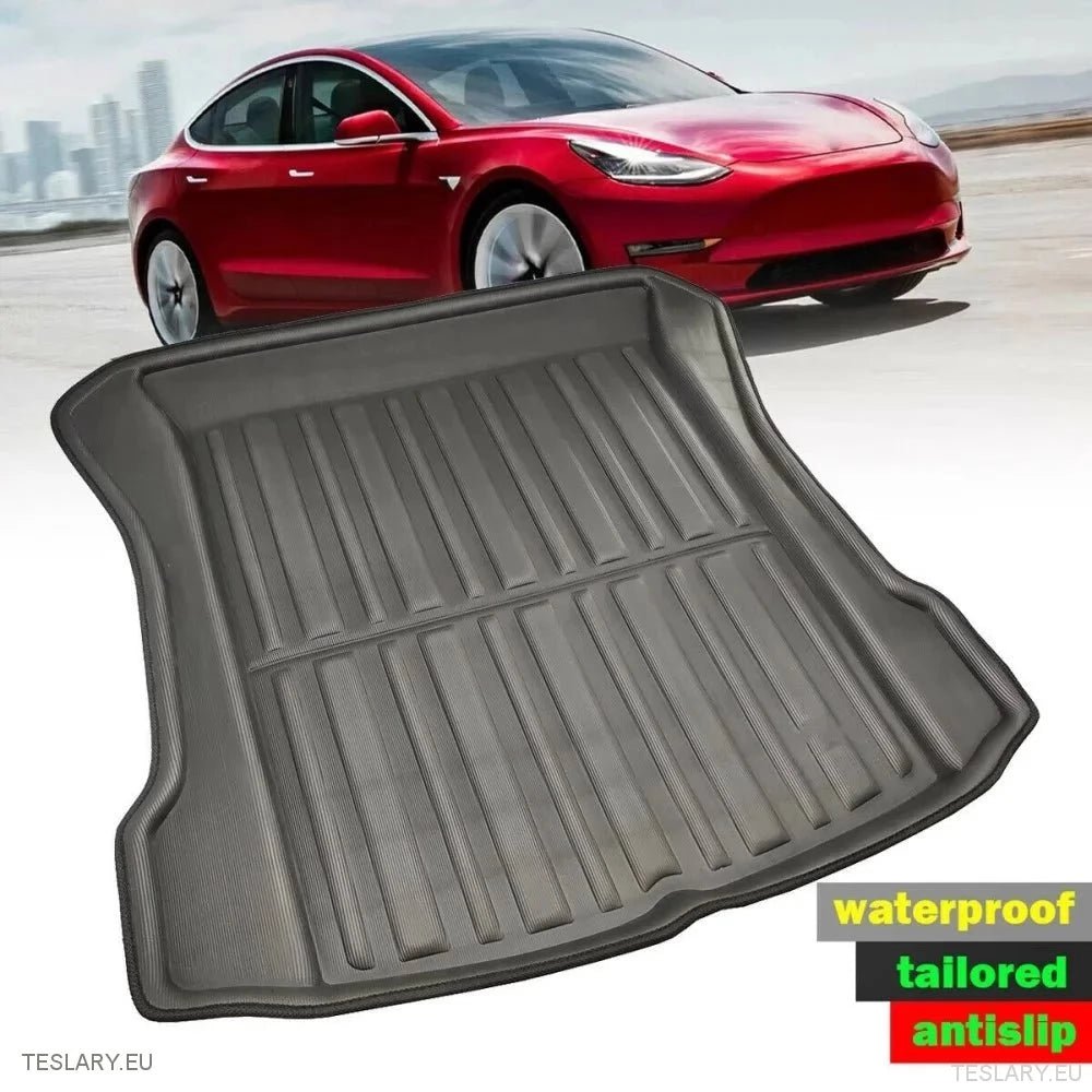 Tesla Model 3 / Y Trunk Floor Cargo Liner / Protector - TESLARY Tesla Shop Accessories Europe Nederlands Ireland Deutschland Espana Alicante France Italia