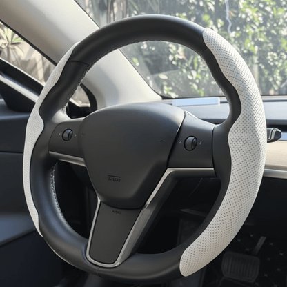 Tesla Model 3 / Y Ultra Thin Summer Sweat Absorbing Steering Wheel Cover - TESLARY Tesla Shop Accessories Europe Nederlands Dublin Cork Ireland Deutschland Espana Alicante France Italia