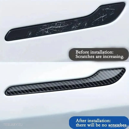 TESLA 3/Y HANDLE COVER KIT 3D Plastic & Vinyl Wrap Versions - Tesla Shop Europe - TESLARY.IE Ireland - France boutique- Deutschland Geschäft- España comercio - Nederland winkel- TESLARY.IE