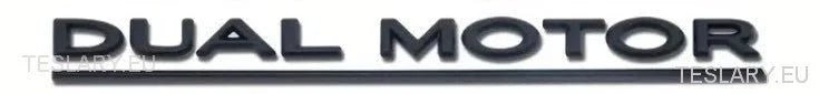 Tesla Model 3/Y Dual Motor Logo Emblem - Tesla Shop Europe - TESLARY.IE Ireland - France boutique- Deutschland Geschäft- España comercio - Nederland winkel- TESLARY.IE