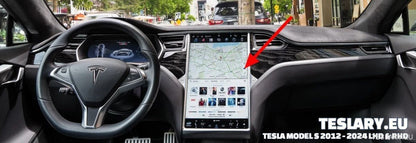 Tesla Model S / X Tempered Glass Screen Protector - TESLARY Tesla Shop Accessories Europe Nederlands Dublin Cork Ireland Deutschland Espana Alicante France Italia