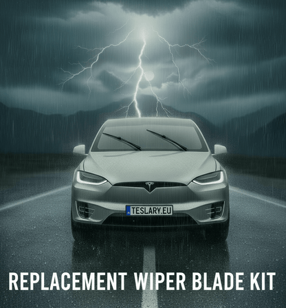 TESLA MODEL X WIPER BLADE KIT ( BOTH WIPERS ) 18 / 28 2016 - 2020 LHD - TESLARY Tesla Shop Accessories Europe Nederlands Dublin Cork Ireland Deutschland Espana Alicante France Italia
