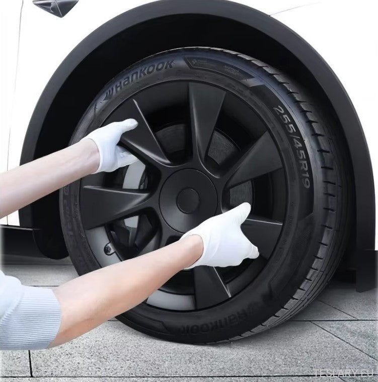 Tesla Model Y 19" Induction Style Performance Style Wheel Covers - TESLARY Tesla Shop Accessories Europe Nederlands Dublin Cork Ireland Deutschland Espana Alicante France Italia