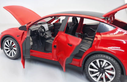 Tesla Model Y Juniper 1:24 Style Alloy Diecast Car Toy or Unofficial Collectors item - TESLARY Tesla Shop Accessories Europe Nederlands Dublin Cork Ireland Deutschland Espana Alicante France Italia
