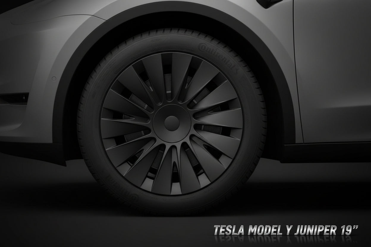 Close-up of a car wheel with a black rim and tire on a vehicle.