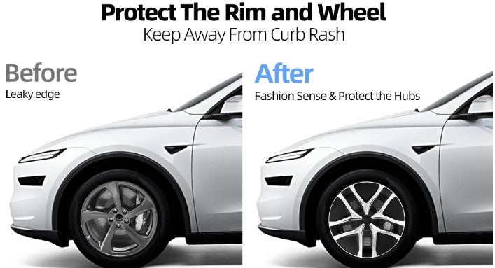 Tesla Model Y+ Juniper Arachnid Style Black & Silver 19" Wheel Covers - TESLARY Buy Tesla Shop Accessories Europe Nederlands Dublin Cork Ireland Deutschland Espana Iceland Finland France Italia