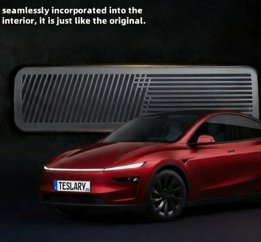 Tesla Model Y Juniper Black Rear Seat Vent Protector Buy from Europes Teslary.eu European Union Deutschland Espana Ireland Portugal Sweden Finland Poland