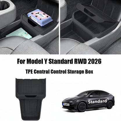 Tesla Model Y Juniper ( RWD Standard Only ) Center Console Lower Organizer Tray - TESLARY Tesla Shop Accessories Europe Nederlands Dublin Cork Ireland Deutschland Espana Alicante France Italia