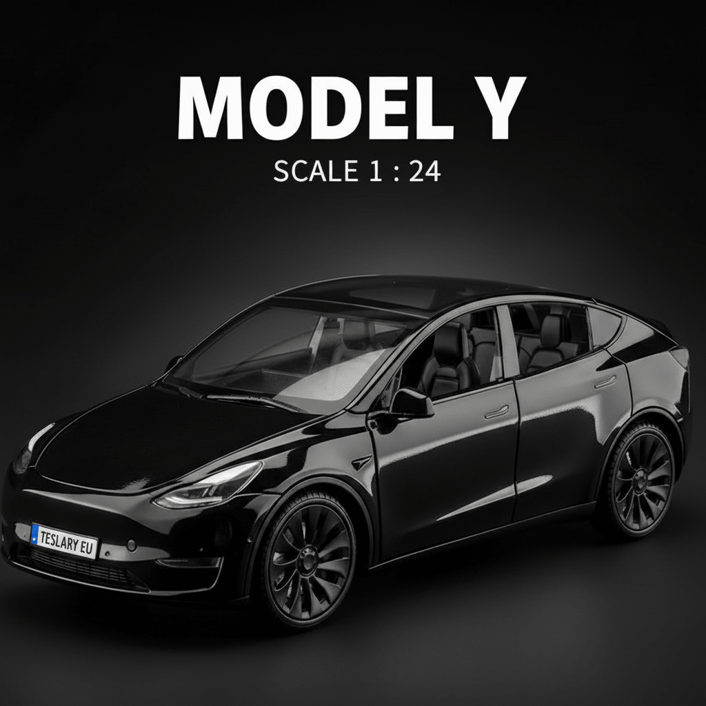 Tesla Model Y Model Car 1:24 Unofficial Version - TESLARY Tesla Shop Accessories Europe Nederlands Dublin Cork Ireland Deutschland Espana Alicante France Italia