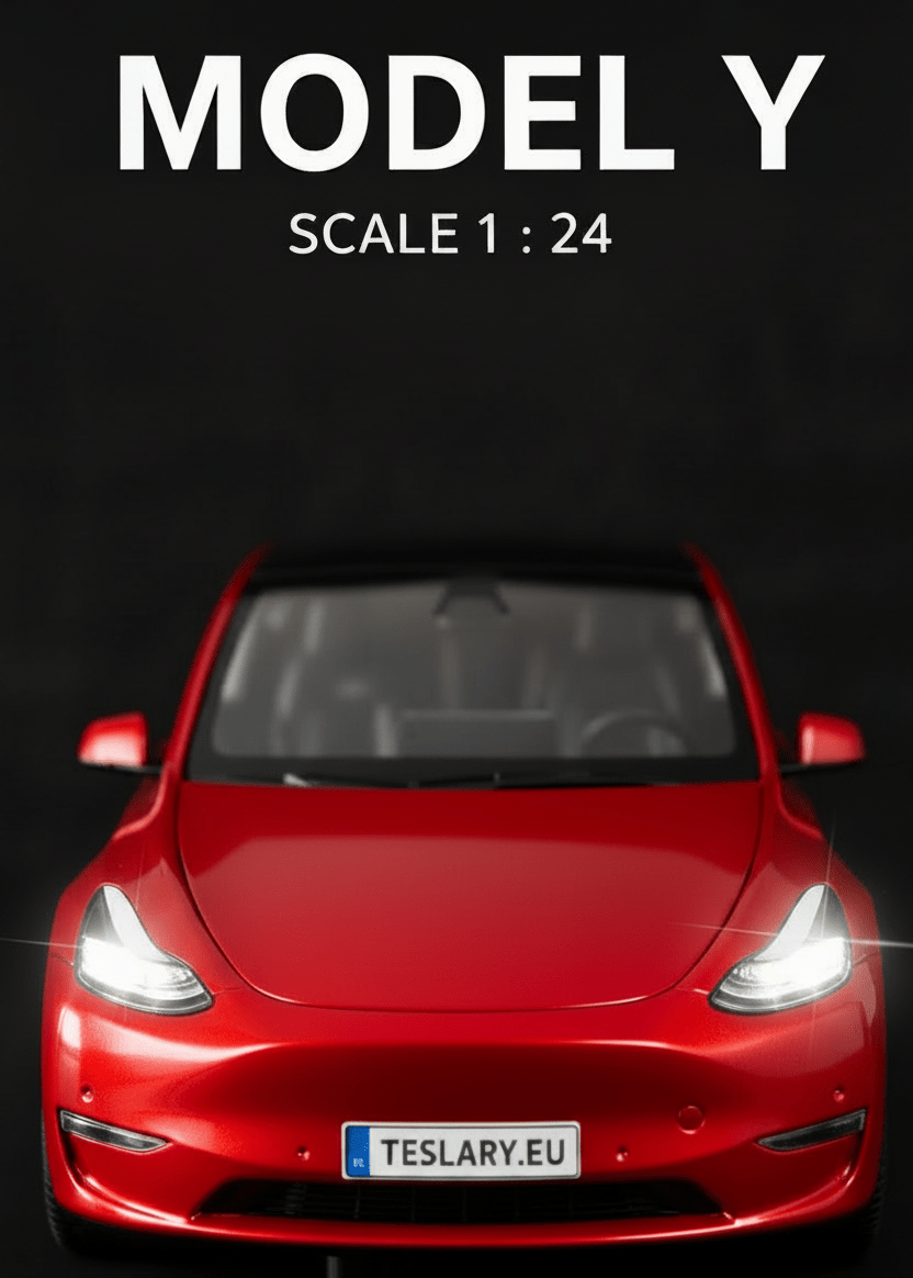 Tesla Model Y Model Car 1:24 Unofficial Version - TESLARY Tesla Shop Accessories Europe Nederlands Dublin Cork Ireland Deutschland Espana Alicante France Italia