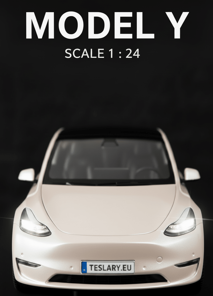 Tesla Model Y Model Car 1:24 Unofficial Version - TESLARY Tesla Shop Accessories Europe Nederlands Dublin Cork Ireland Deutschland Espana Alicante France Italia
