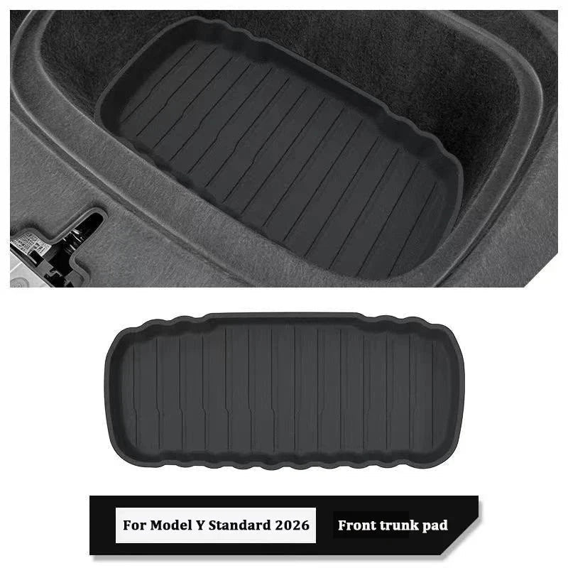TESLA MODEL Y STANDARD FRUNK TRUNK MATS - TESLARY Buy Tesla Shop Accessories Europe Nederlands Dublin Cork Ireland Deutschland Espana Iceland Finland France Italia