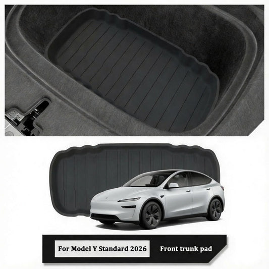 TESLA MODEL Y STANDARD FRUNK TRUNK MATS - TESLARY Buy Tesla Shop Accessories Europe Nederlands Dublin Cork Ireland Deutschland Espana Iceland Finland France Italia