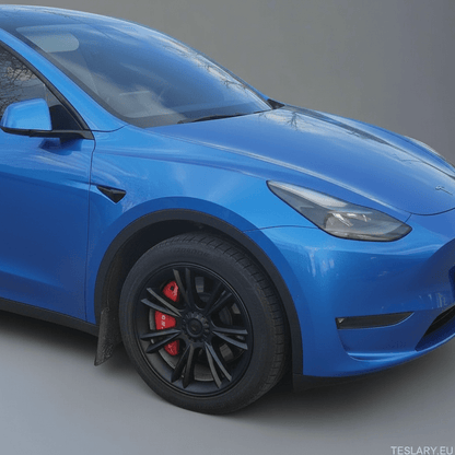 Tesla Model Y UNIQUE S14 19" Gemini Style - Matte Black - TESLARY Tesla Shop Accessories Europe Nederlands Dublin Cork Ireland Deutschland Espana Alicante France Italia