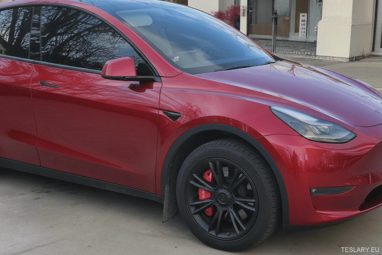 Tesla Model Y UNIQUE S14 19" Gemini Style - Matte Black - TESLARY Tesla Shop Accessories Europe Nederlands Dublin Cork Ireland Deutschland Espana Alicante France Italia