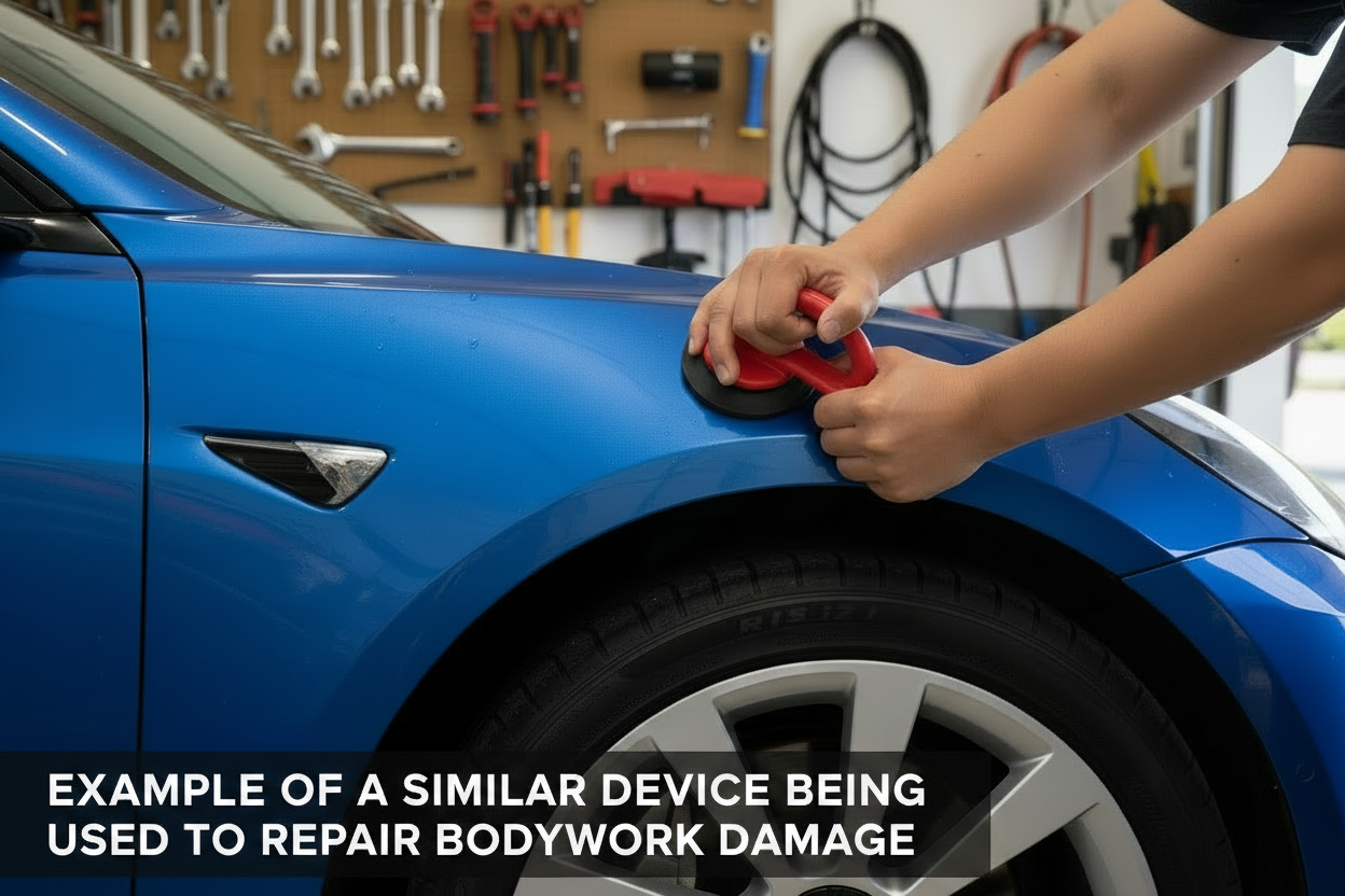 Tesla & Other EV Mini Suction Tool For Repairing Car Dents - TESLARY Tesla Shop Accessories Europe Nederlands Dublin Cork Ireland Deutschland Espana Alicante France Italia