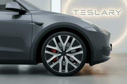 Teslary Model Y 2021-2025 19 inch Arachnid Web Wheel Covers Full Rim Covers - New Style - TESLARY Buy Tesla Shop Accessories Europe Nederlands Dublin Cork Ireland Deutschland Espana Iceland Finland France Italia