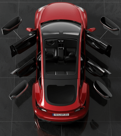 TPE Protective Door Pocke Inserts for your Tesla Model Y 2022 - 2024 or Tesla Model 3+ Highland - TESLARY Tesla Shop Accessories Europe Nederlands Dublin Cork Ireland Deutschland Espana Alicante France Italia