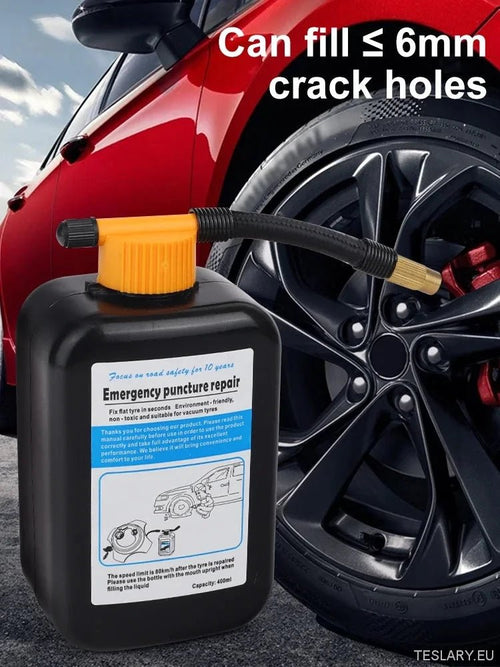 Universal 400ml Tire Sealant & Repair Liquid for EVs - TESLARY Tesla Shop Accessories Europe Nederlands Ireland Deutschland Espana Alicante France Italia