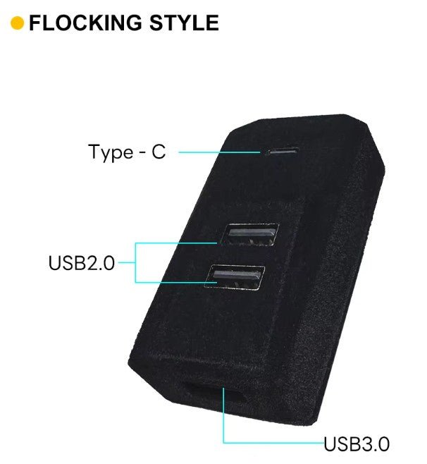 USB Glovebox Hub Splitter for Tesla Model 3 Highland and Model Y Juniper with USB C Right Hand & Left Hand Drive Compatible - TESLARY Tesla Shop Accessories Europe Nederlands Dublin Cork Ireland Deutschland Espana Alicante France Italia