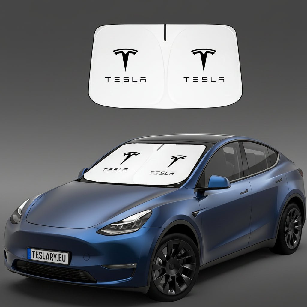 Tesla Model Y 2022 2023 2024 Windscreen Sunshade for Protection against the sun buy from Europes Teslary.eu