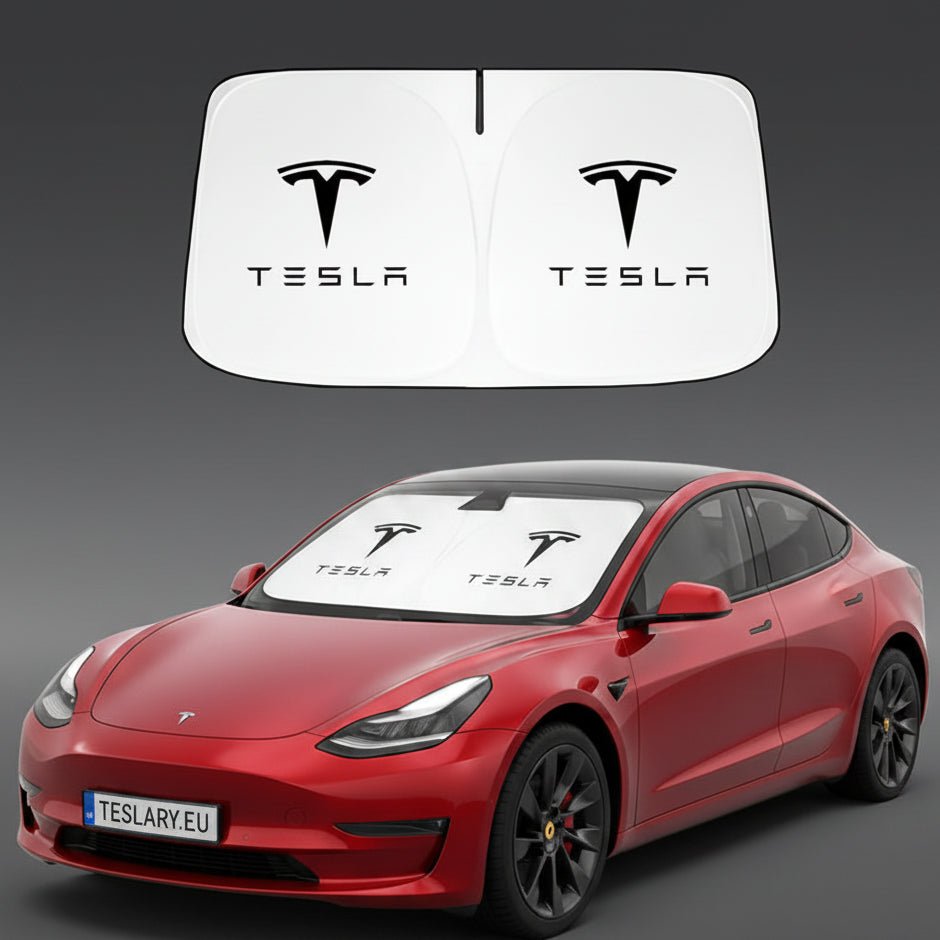 Tesla Model 3 2019 2020 2021 2022 2023 Windscreen Sunshade for Protection against the sun buy from Europes Teslary.eu