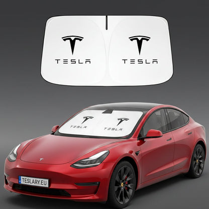 Tesla Model 3 2019 2020 2021 2022 2023 Windscreen Sunshade for Protection against the sun buy from Europes Teslary.eu