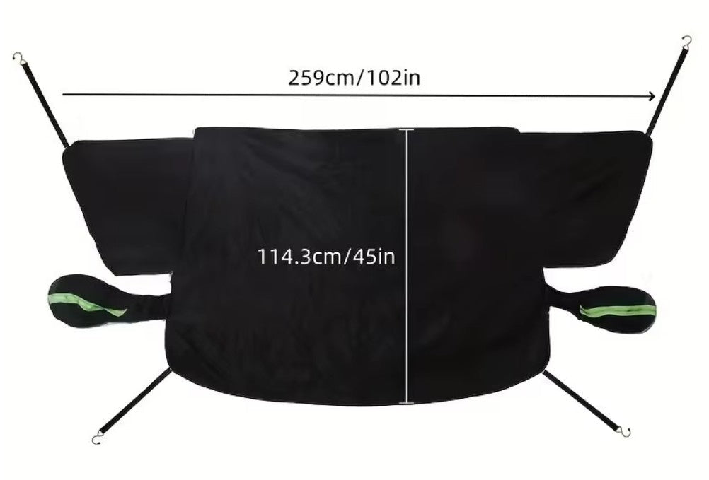 Windshield Snow & Weather Cover for your Tesla Model 3 or Tesla Model Y also Suitable for BYD , MG4 and VW ID4 - TESLARY Buy Tesla Shop Accessories Europe Nederlands Dublin Cork Ireland Deutschland Espana Iceland Finland France Italia