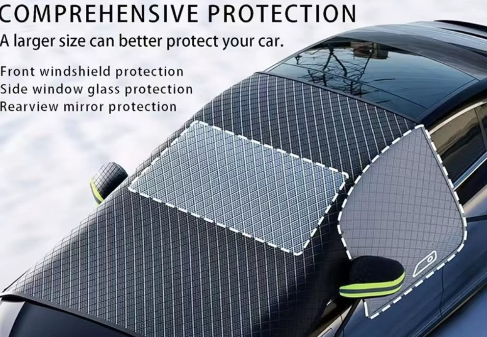 Windshield Snow & Weather Cover for your Tesla Model 3 or Tesla Model Y also Suitable for BYD , MG4 and VW ID4 - TESLARY Buy Tesla Shop Accessories Europe Nederlands Dublin Cork Ireland Deutschland Espana Iceland Finland France Italia