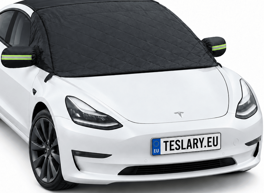 Windshield Snow & Weather Cover for your Tesla Model 3 or Tesla Model Y also Suitable for BYD , MG4 and VW ID4 - TESLARY Buy Tesla Shop Accessories Europe Nederlands Dublin Cork Ireland Deutschland Espana Iceland Finland France Italia