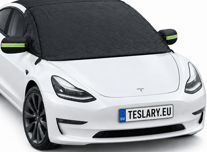Windshield Snow & Weather Cover for your Tesla Model 3 or Tesla Model Y also Suitable for BYD , MG4 and VW ID4 - TESLARY Buy Tesla Shop Accessories Europe Nederlands Dublin Cork Ireland Deutschland Espana Iceland Finland France Italia
