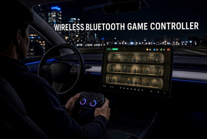 Wireless Gaming Controller Suitable for Tesla Model 3 , Model Y , Model 3 Highland or Model Y Juniper ( Rechargable ) - TESLARY Tesla Shop Accessories Europe Nederlands Dublin Cork Ireland Deutschland Espana Alicante France Italia